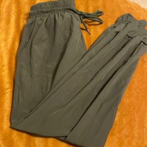 Green joggers